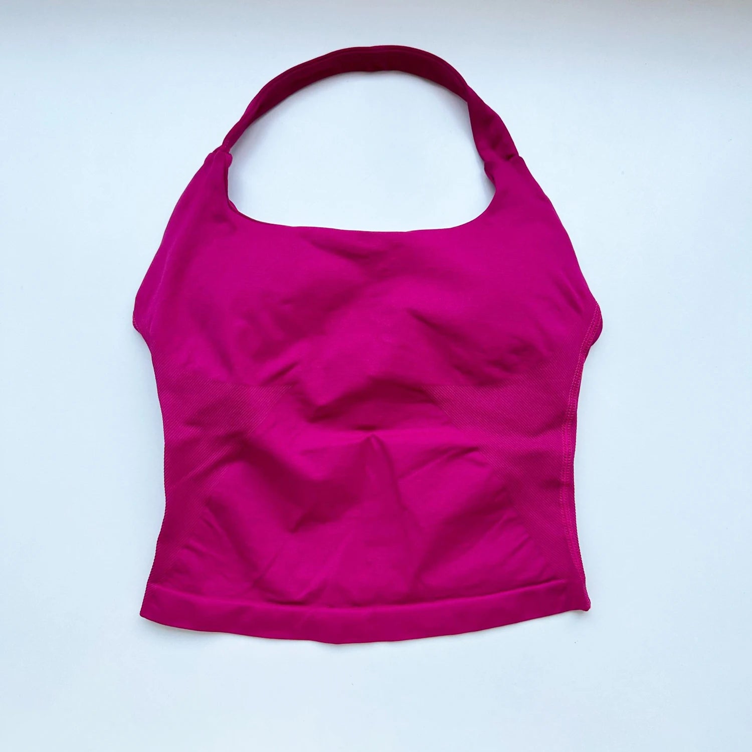 Gym Halter Top Woman Longline Strappy Tank Padded Yoga Clothing Fitness Workout Running Activewear Pilates Clothes