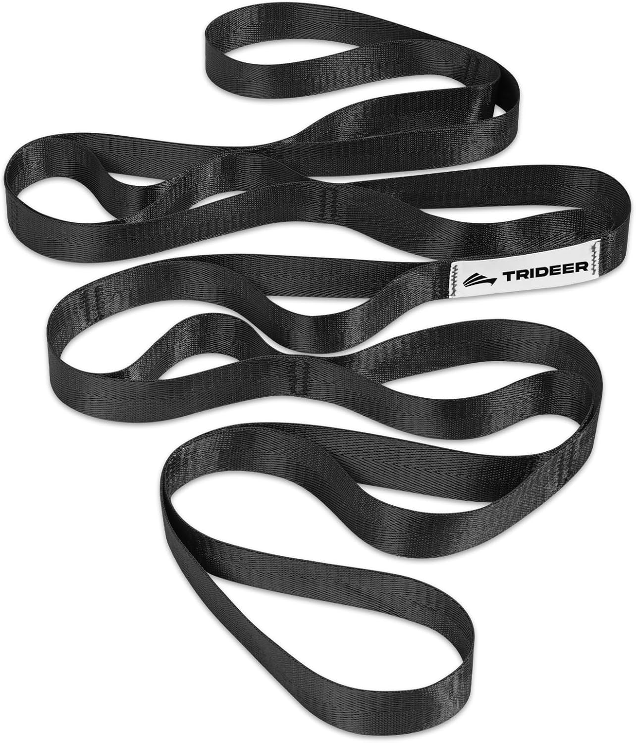 Stretching Strap Yoga Strap Physical Therapy for Home Workout, Exercise, Pilates and Gymnastics, 10 Loops Non-Elastic Stretch Bands with Aesthetic Packaging for Women & Men