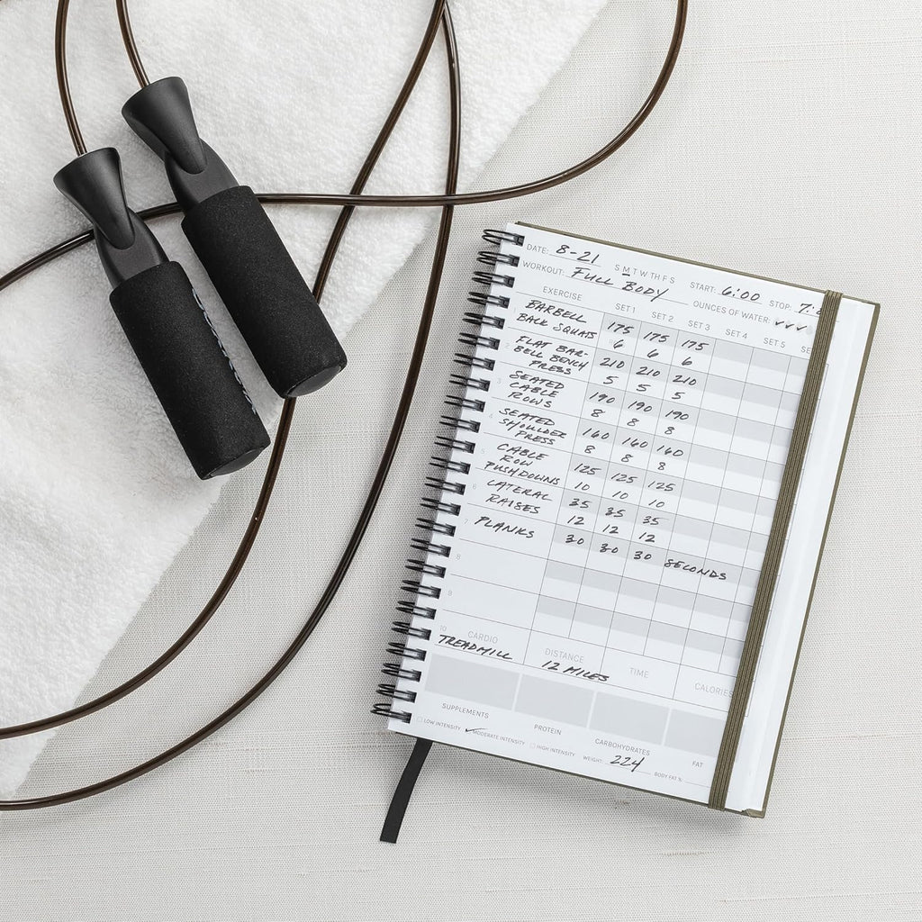 The Ultimate Fitness Journal for Tracking and Crushing Your Gym Goals - Detailed Workout Planner & Log Book for Men and Women - Great Gym Accessories with Calendar, Nutrition & Progress Tracker