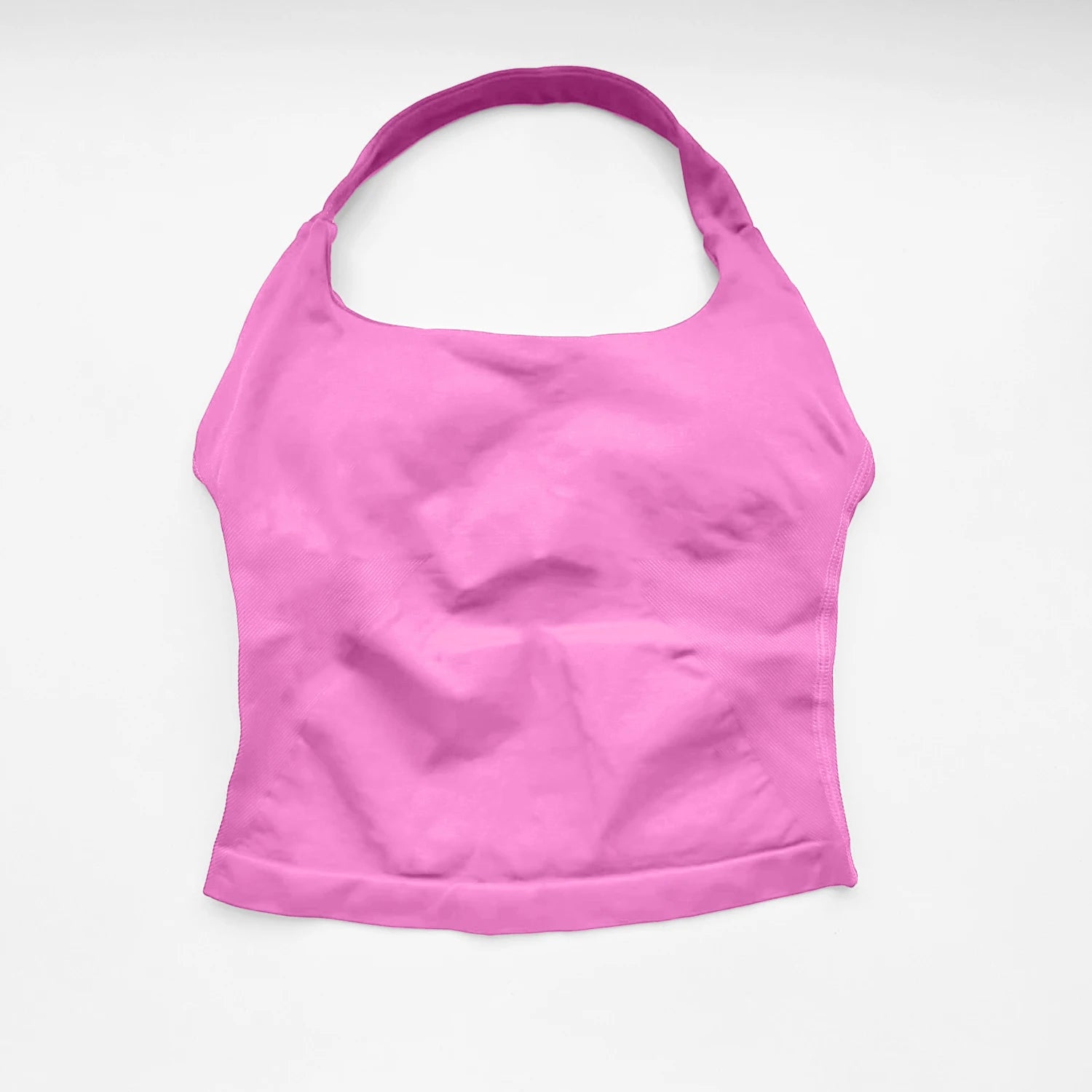 Gym Halter Top Woman Longline Strappy Tank Padded Yoga Clothing Fitness Workout Running Activewear Pilates Clothes