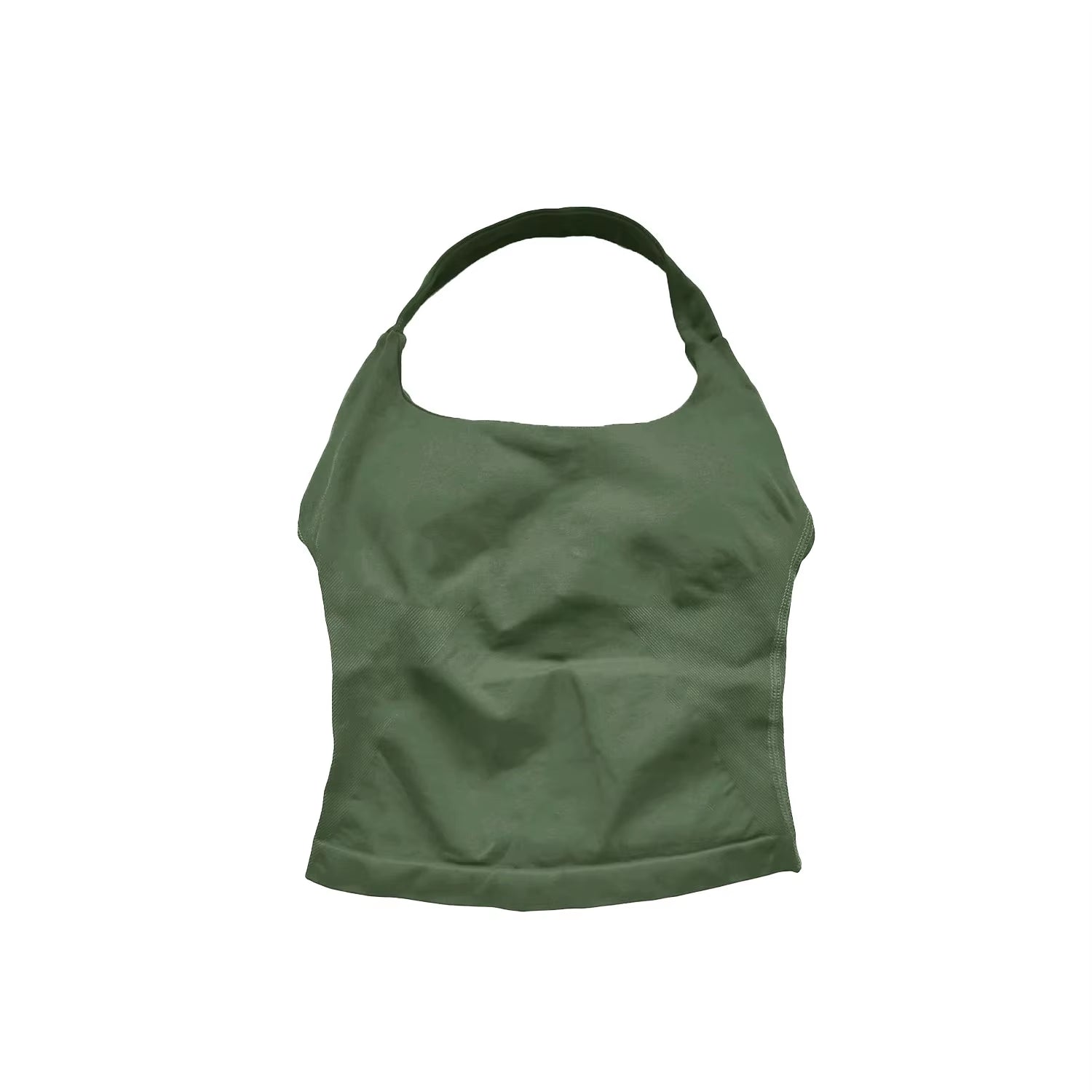 Gym Halter Top Woman Longline Strappy Tank Padded Yoga Clothing Fitness Workout Running Activewear Pilates Clothes