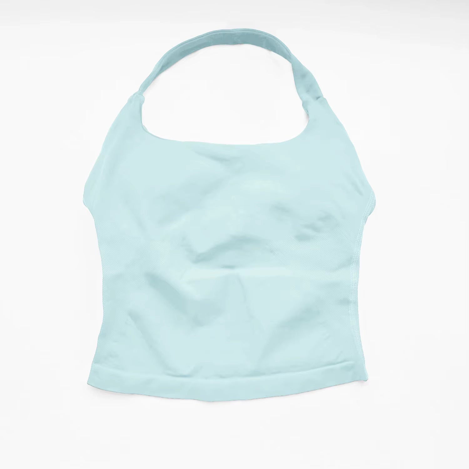 Gym Halter Top Woman Longline Strappy Tank Padded Yoga Clothing Fitness Workout Running Activewear Pilates Clothes