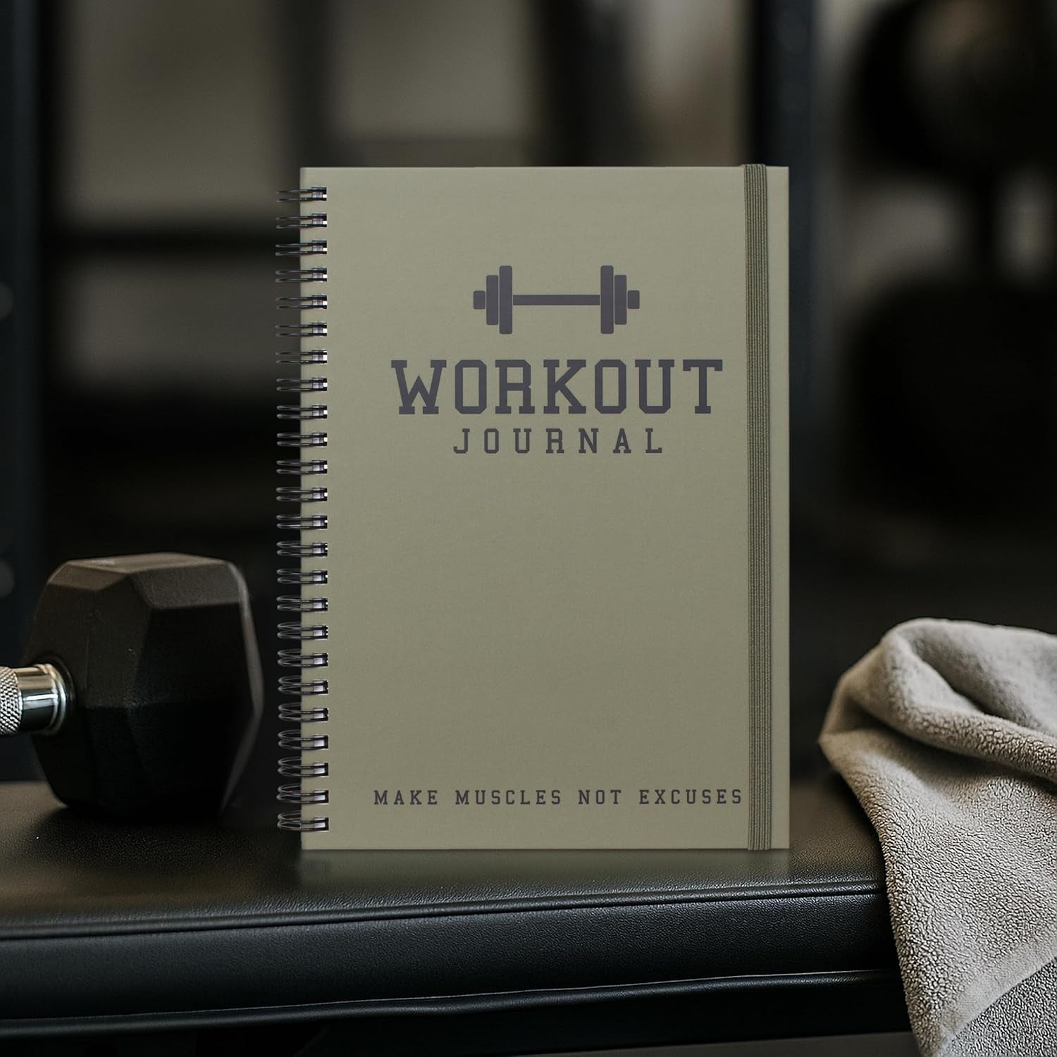 The Ultimate Fitness Journal for Tracking and Crushing Your Gym Goals - Detailed Workout Planner & Log Book for Men and Women - Great Gym Accessories with Calendar, Nutrition & Progress Tracker
